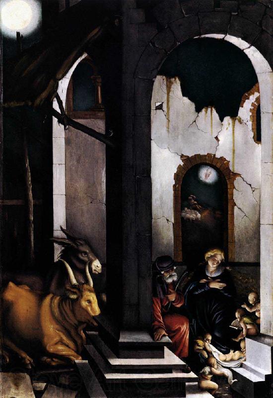 Hans Baldung Grien Nativity France oil painting art